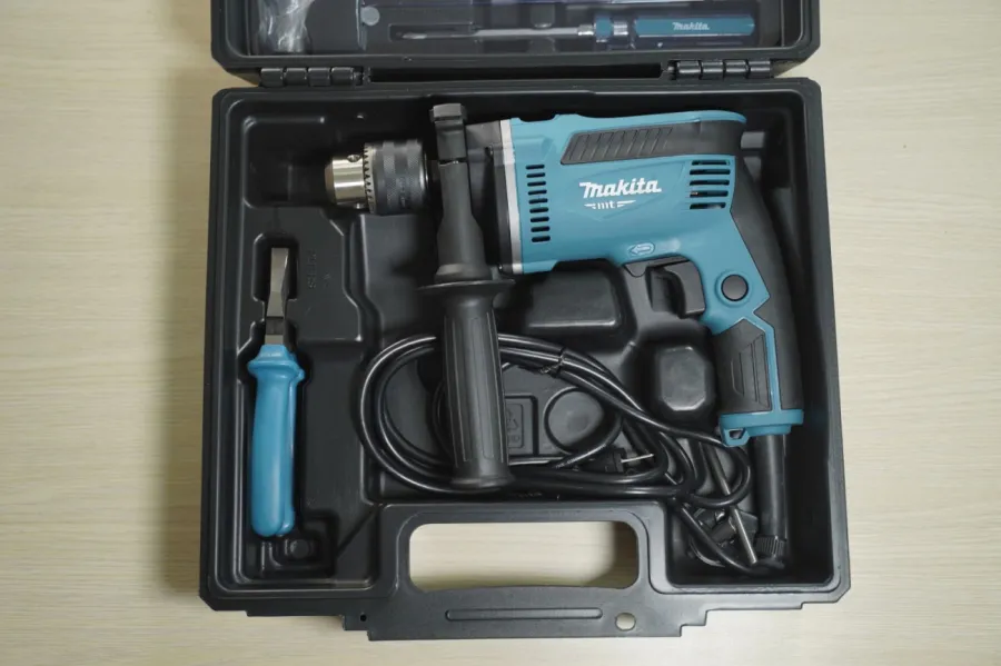 Máy khoan búa 26 phụ kiện makita m8103kx2b - 2