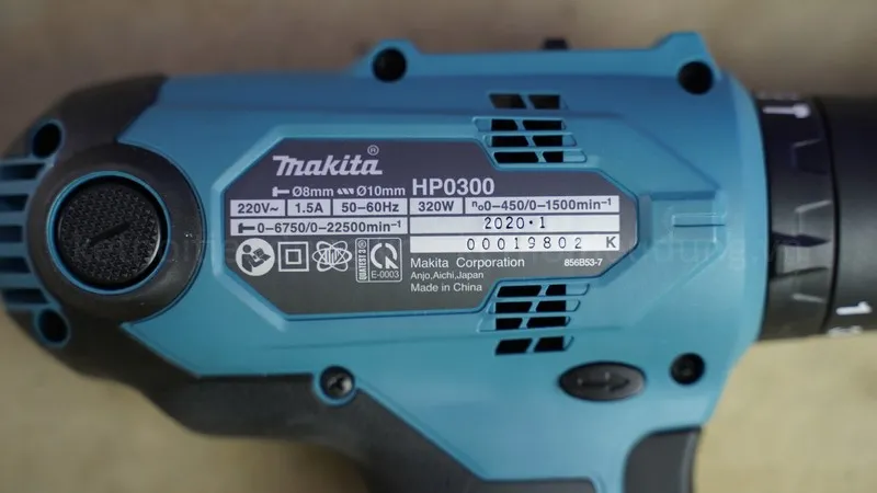 Máy khoan búa và vặn vít makita 10mm hp0300 - 1