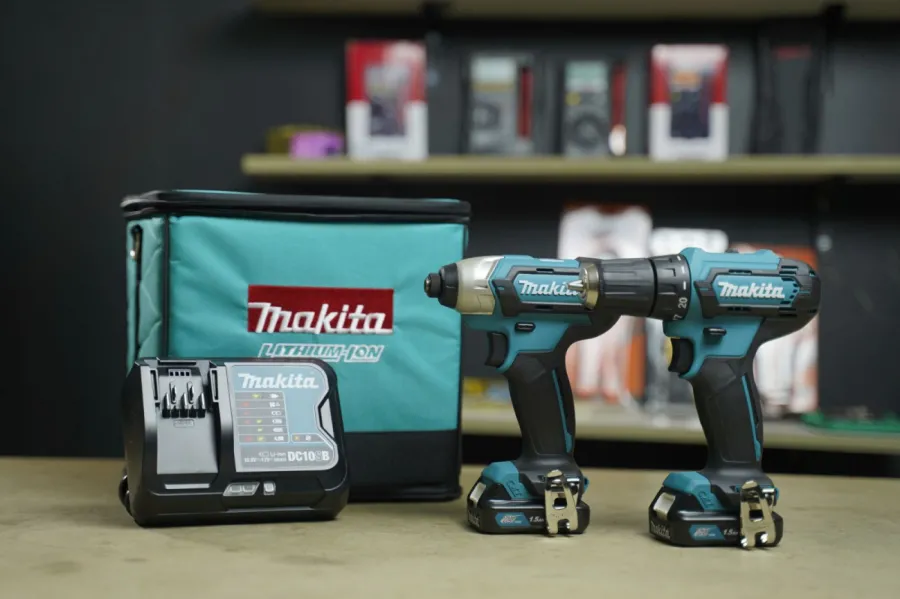 Bộ máy khoan vặn vít dùng pin makita clx224s 12v - 1
