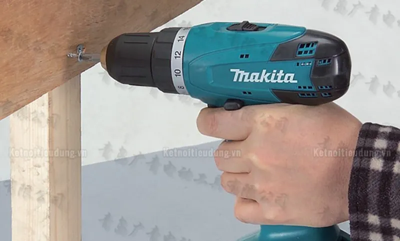 Máy khoan vặn vít dùng pin makita 6281dwe 144v - 2