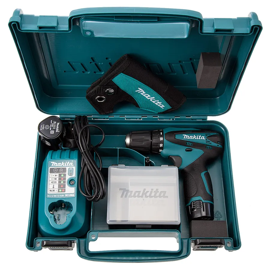 Máy khoan vặn vít dùng pin makita df330dwe 108v - 1