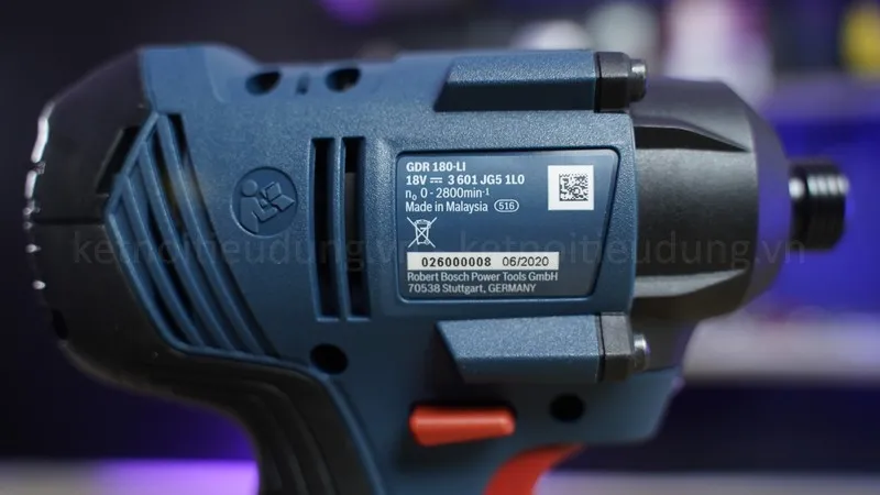 Máy vặn vít dùng pin bosch gdr 180-li 18v - 5