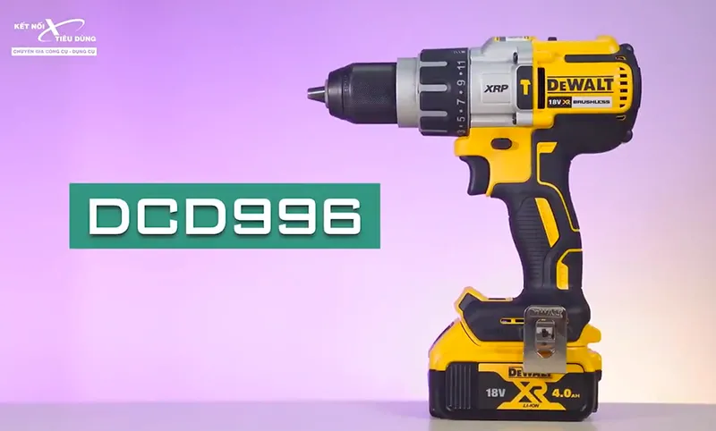 Máy khoan vặn vít động lực pin 18v dewalt dcd996n-kr chưa kèm pin sạc - 3