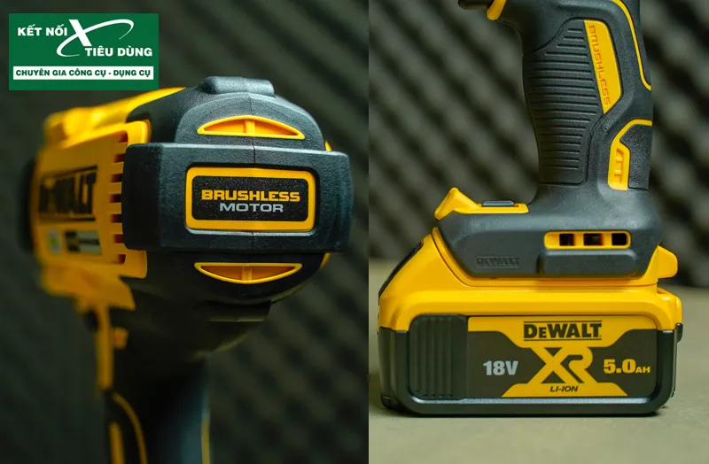 Máy vặn bu lông động lực pin dewalt dcf899hp2-kr - 3