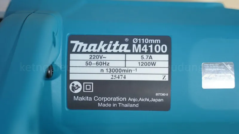 Máy cắt đágạch makita m4100b 110mm - 6