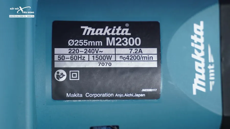 Máy cắt nhôm makita m2300b 255mm - 1