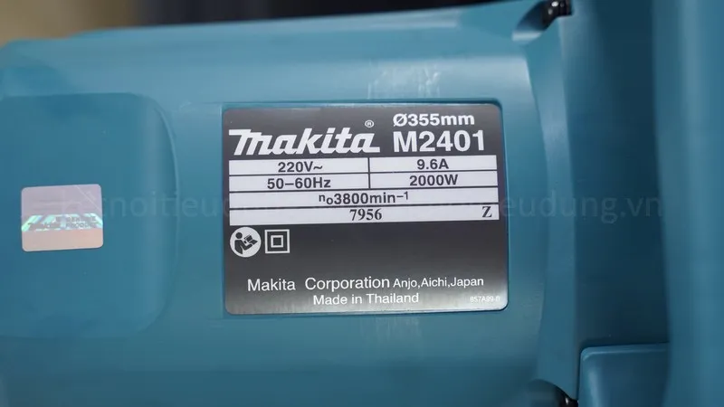 Máy cắt sắt bàn makita m2401b 355mm - 8
