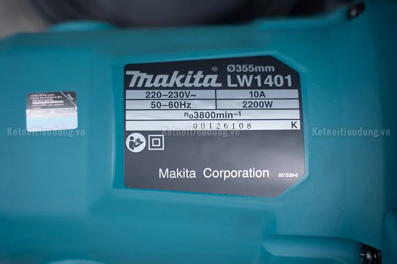 Máy cắt sắt makita lw1401 2200w - 3