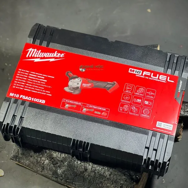 Combo máy mài dùng pin milwaukee m18 fsag100xb - 2
