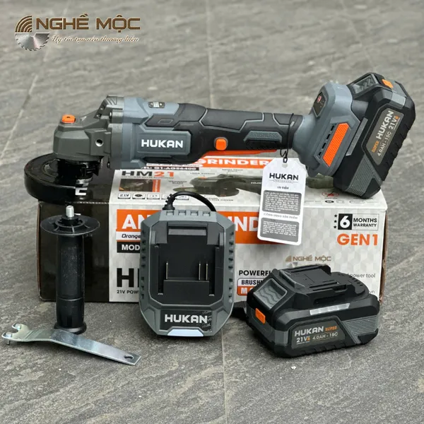 Máy cắt mài 3 tốc độ dùng pin hukan g1-ags6400 - 1