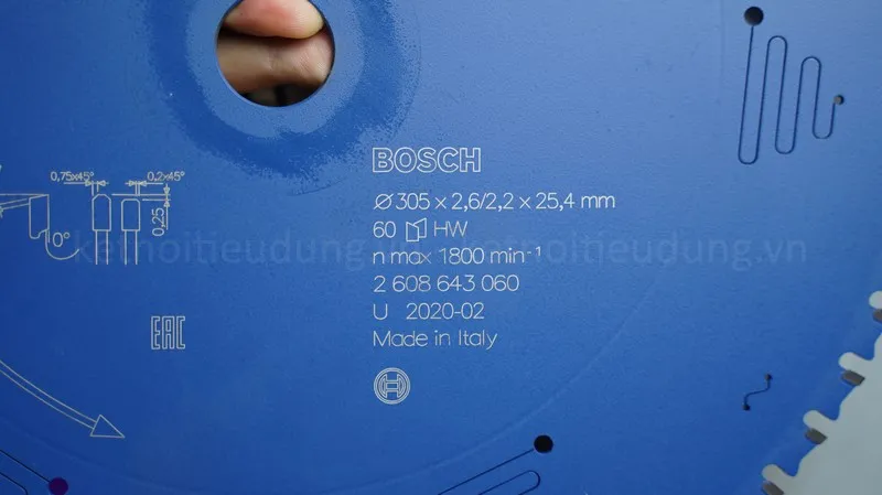 Máy cắt sắt inox lưỡi hợp kim bosch gcd 12 jl - 10