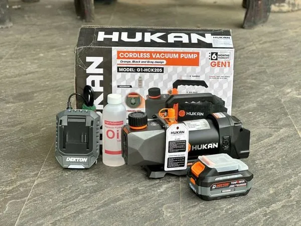 Máy hút chân không dùng pin hukan g1-hck205 - 1