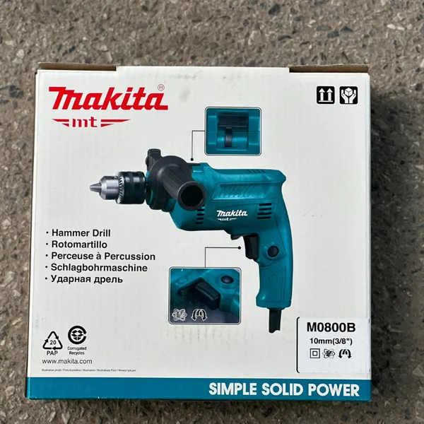 Máy khoan búa makita m0800b 10mm - 2