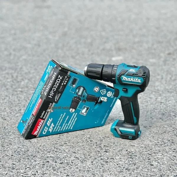 Máy khoan búa và vặn vít dùng pin makita hp332dz - 1