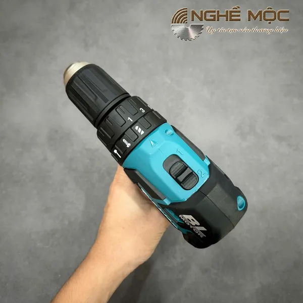 Máy khoan búa vặn vít dùng pin 18v makita dhp459z - 4