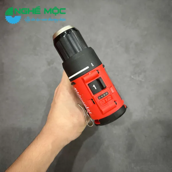 Máy khoan vặn vít không chổi than m12 blddrc milwaukee - 1
