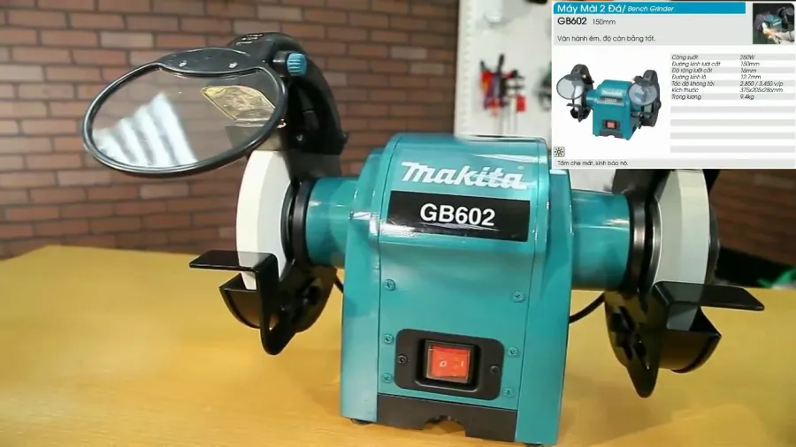 Máy mài 2 đá makita gb602 6 - 2