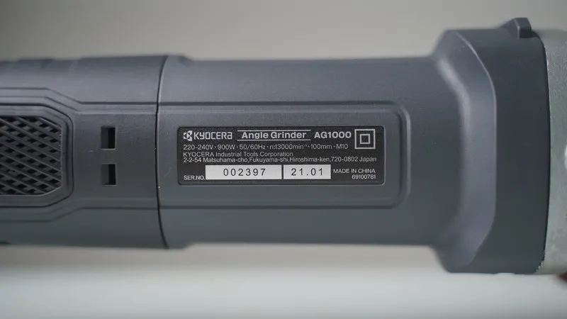 Máy mài góc cầm tay 900w kyocera ag1000 - 2