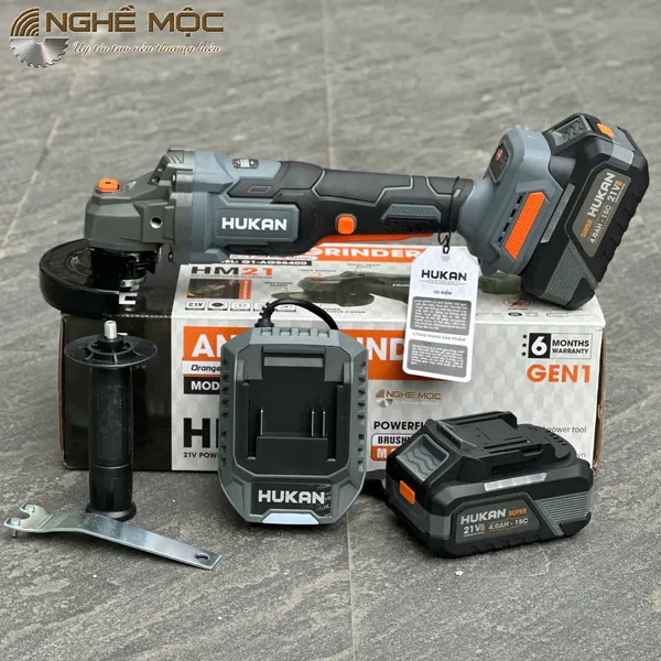 Máy mài góc dùng pin hukan g1-ag6000j - 1