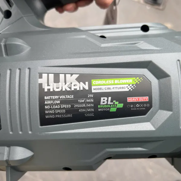 Máy thổi lá dùng pin hukan gen 3 g3bl-f7turbo - 2