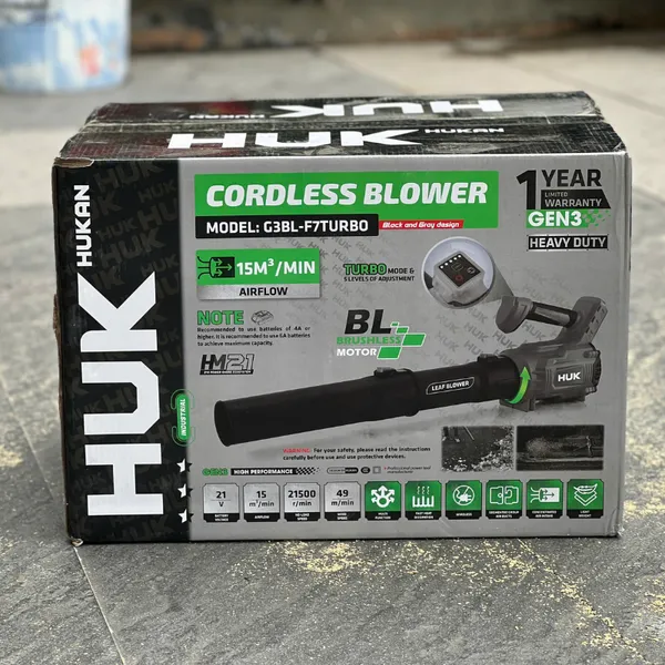 Máy thổi lá dùng pin hukan gen 3 g3bl-f7turbo - 1