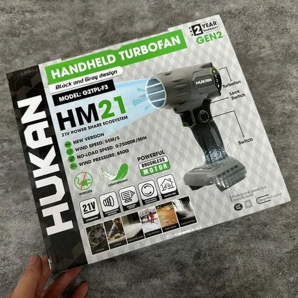 Máy thổi phản lực sử dụng pin hukan g2tpl-f3 - 2